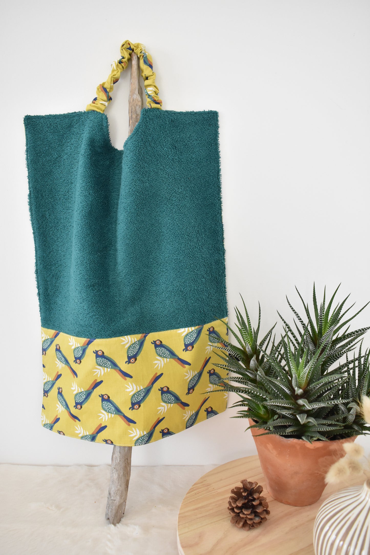 Oiseau indigo serviette