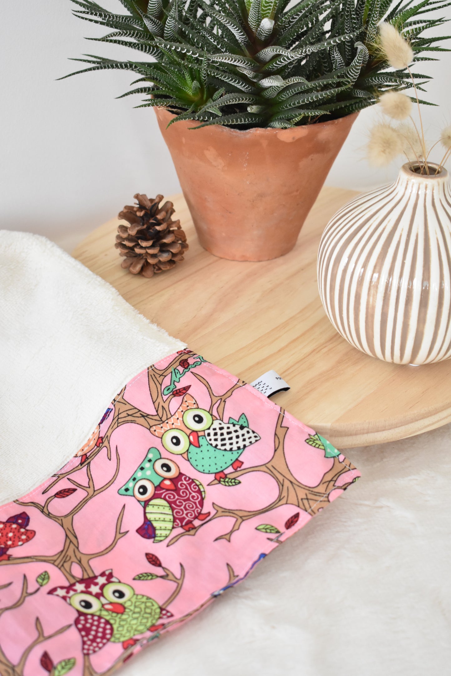 Chouettes serviette