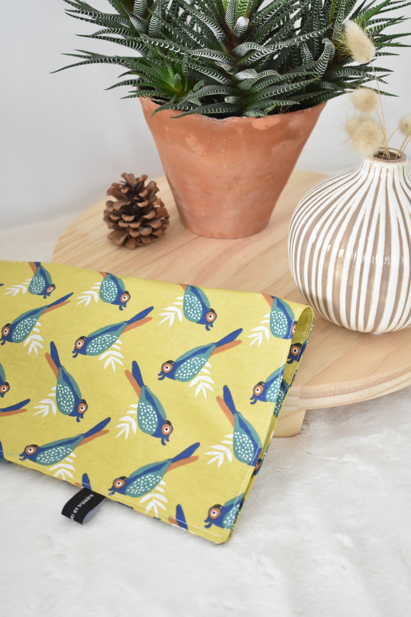 Oiseau indigo serviette