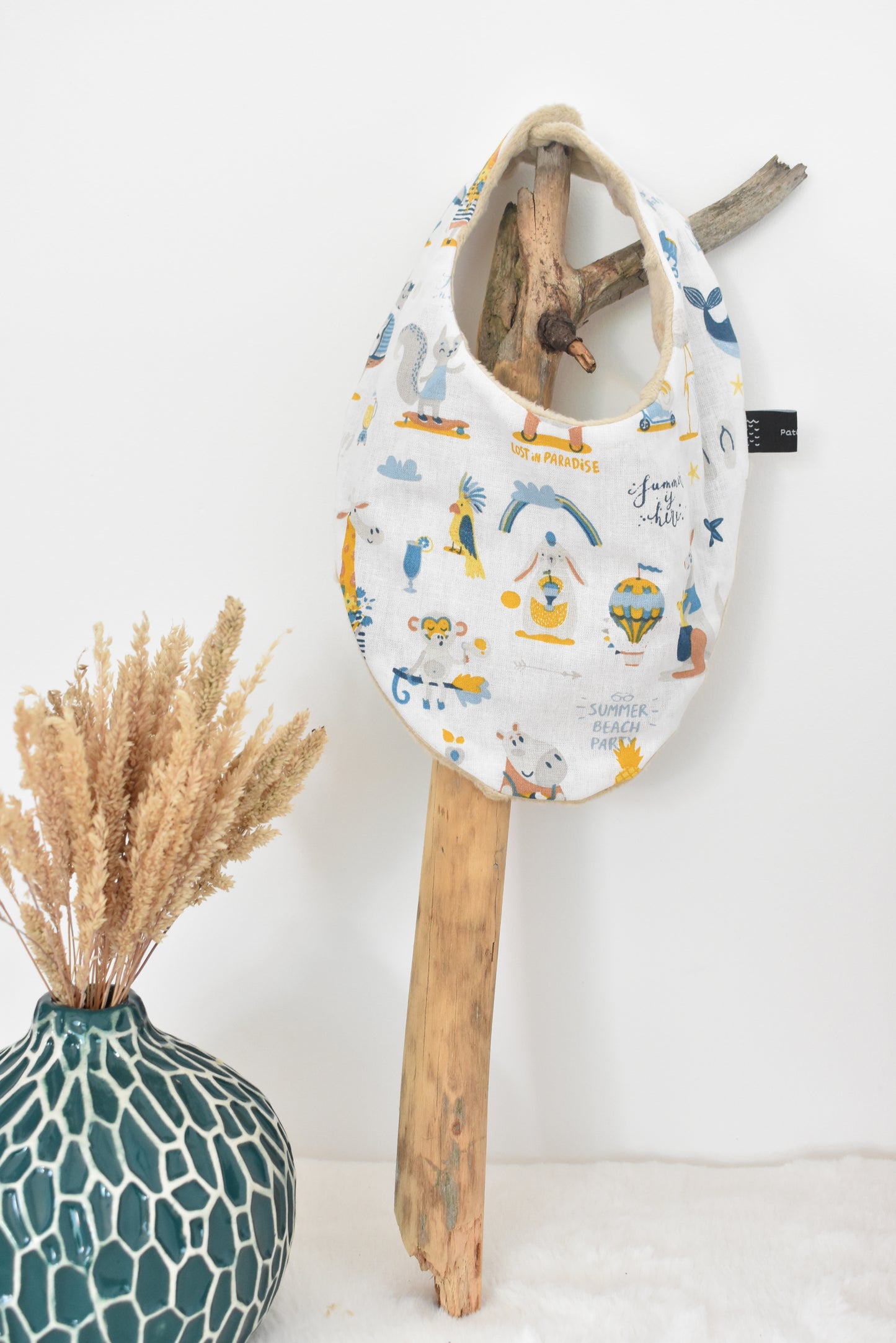 Animaux à la plage bandana