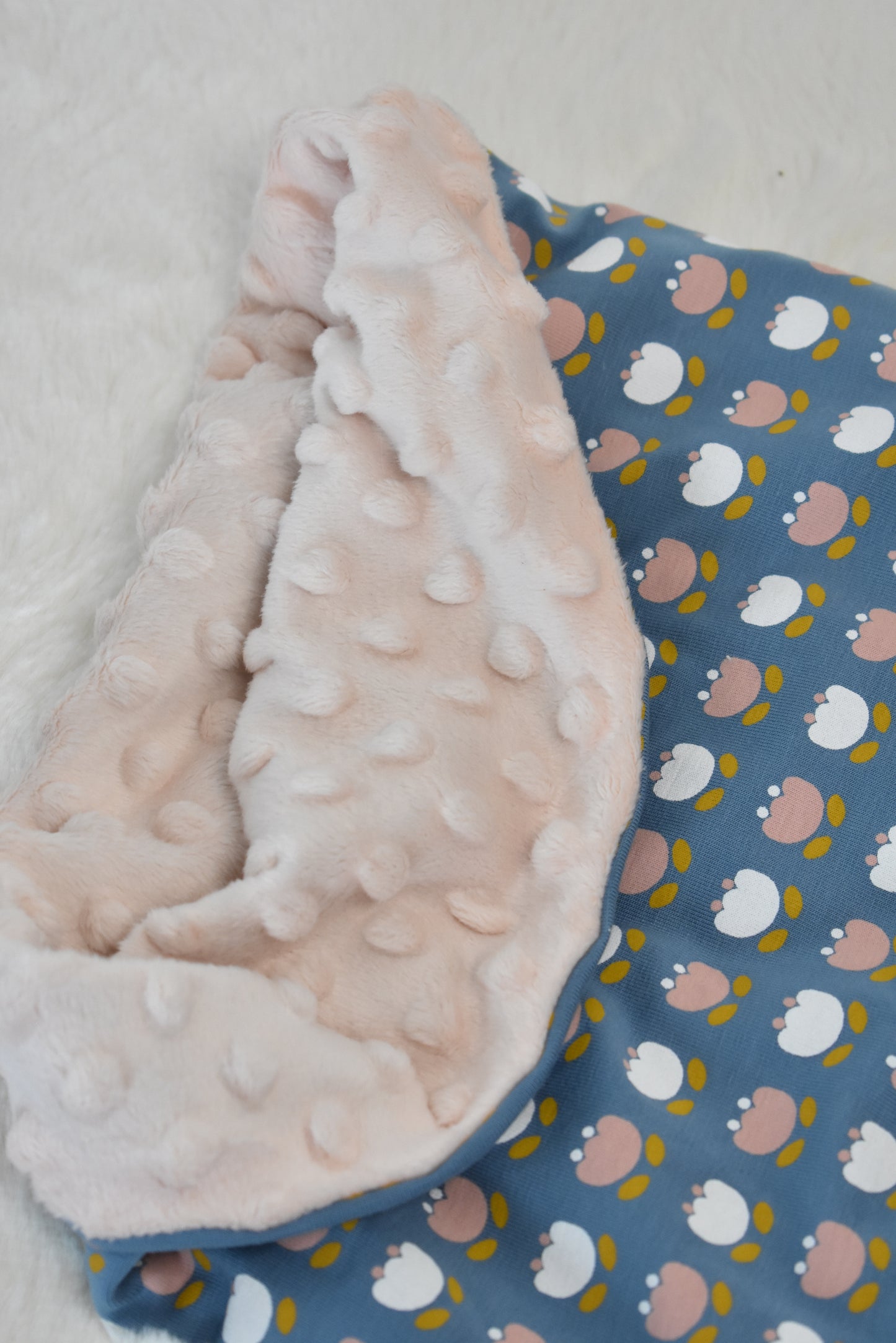 Floral pastel rose snood