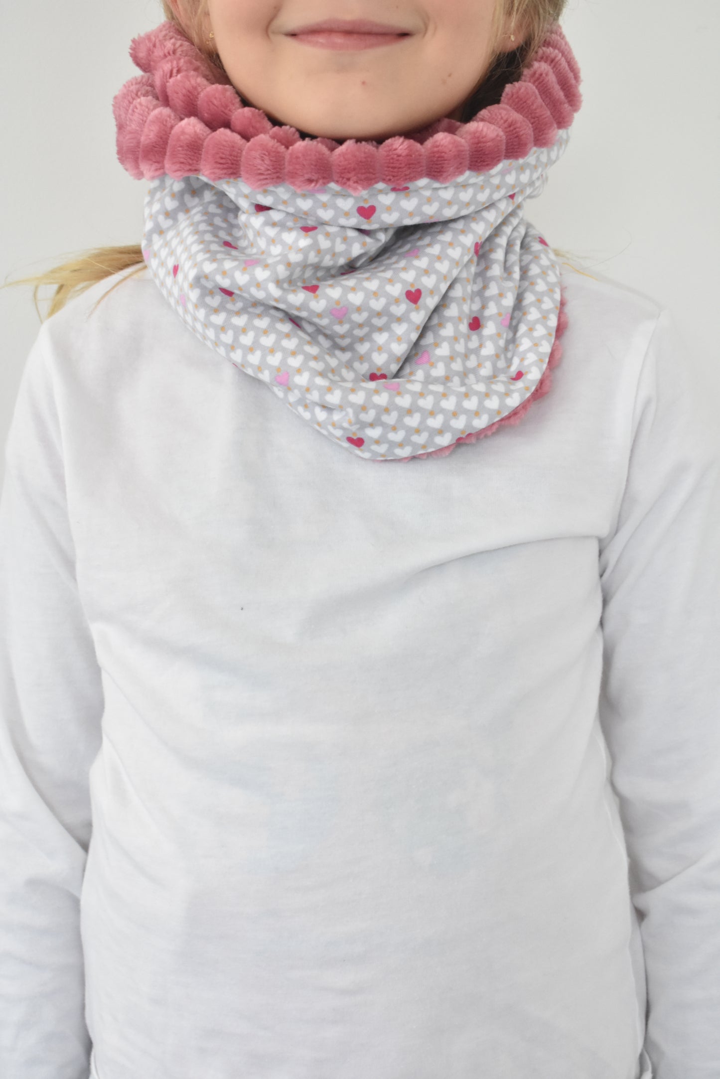 Petits coeurs snood