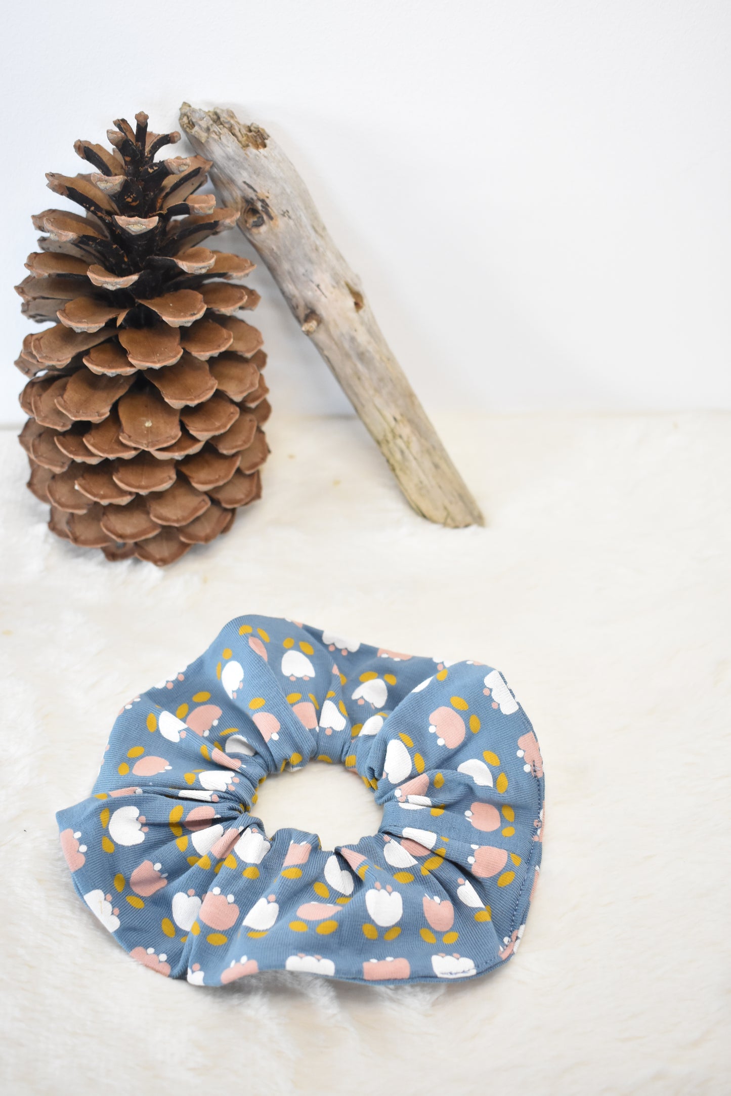 Floral pastel chouchou