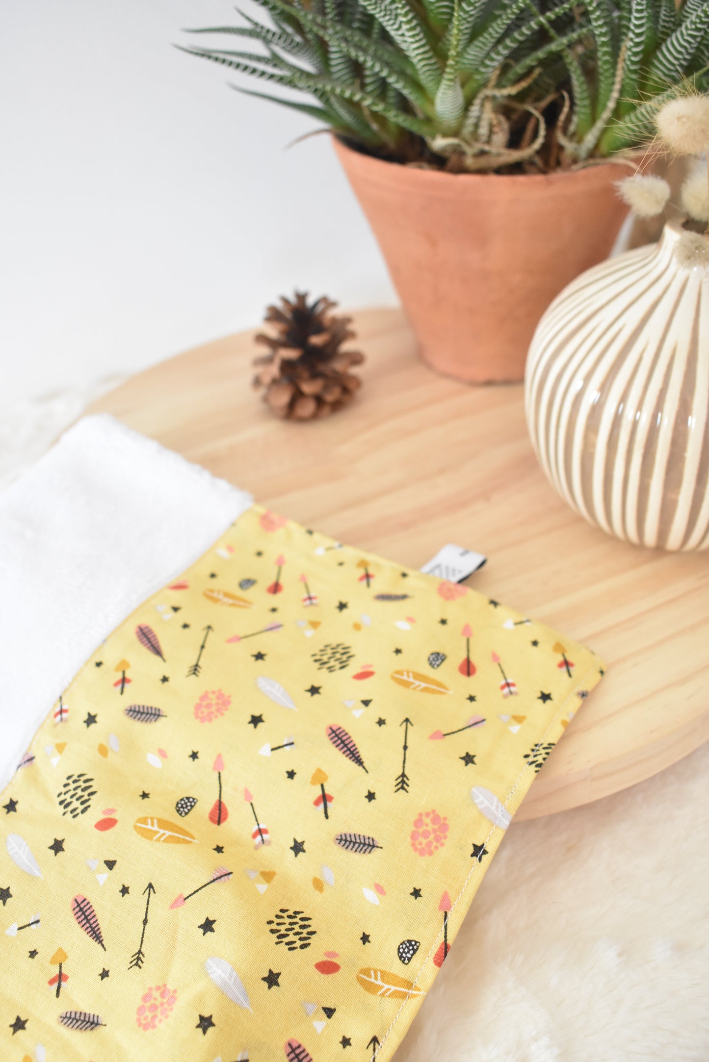 Indien jaune serviette