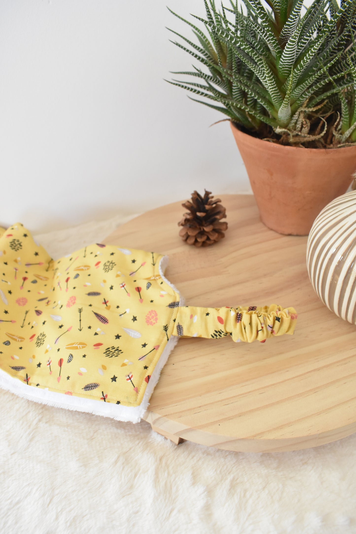 Indien jaune serviette