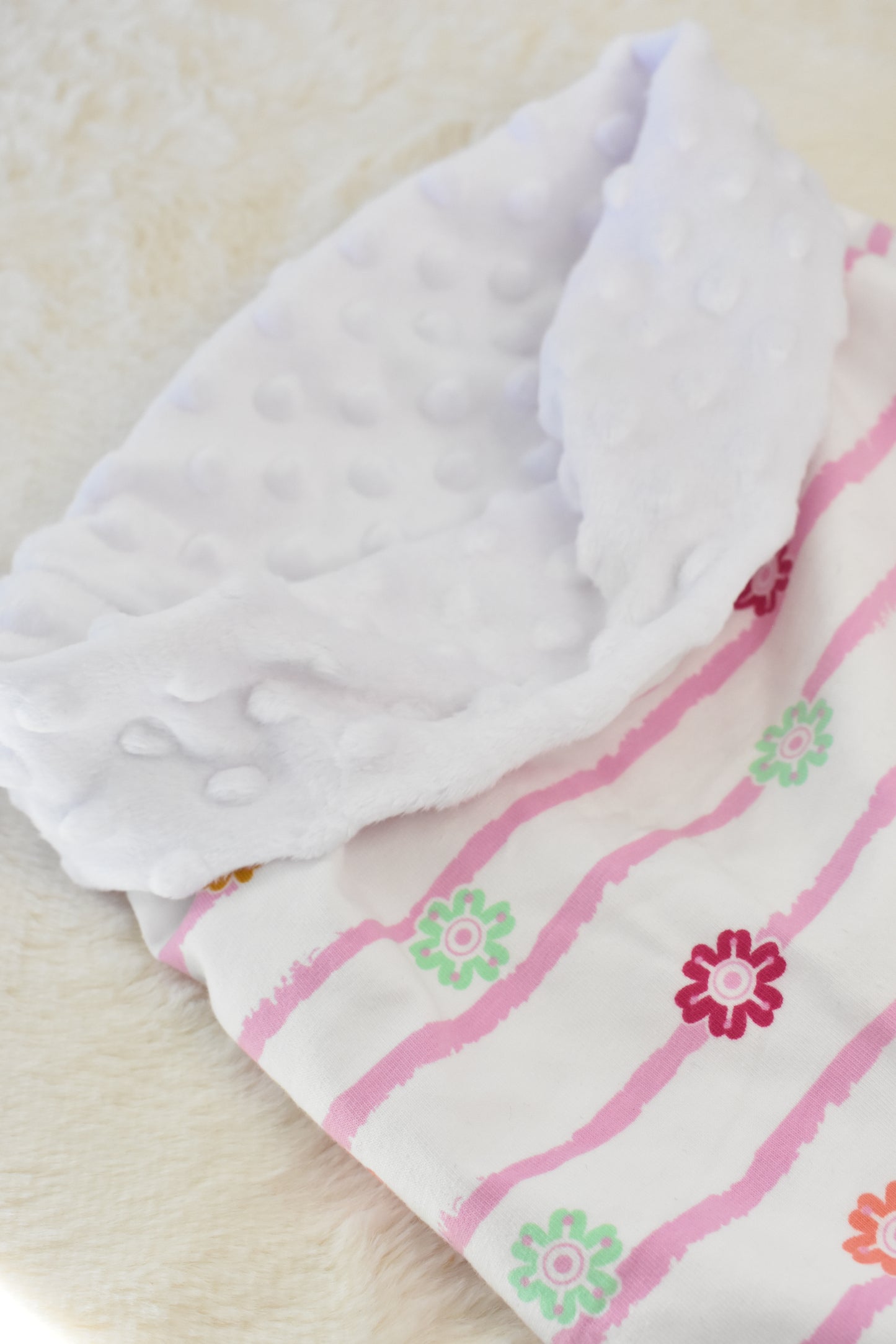Fleurs et rayures snood