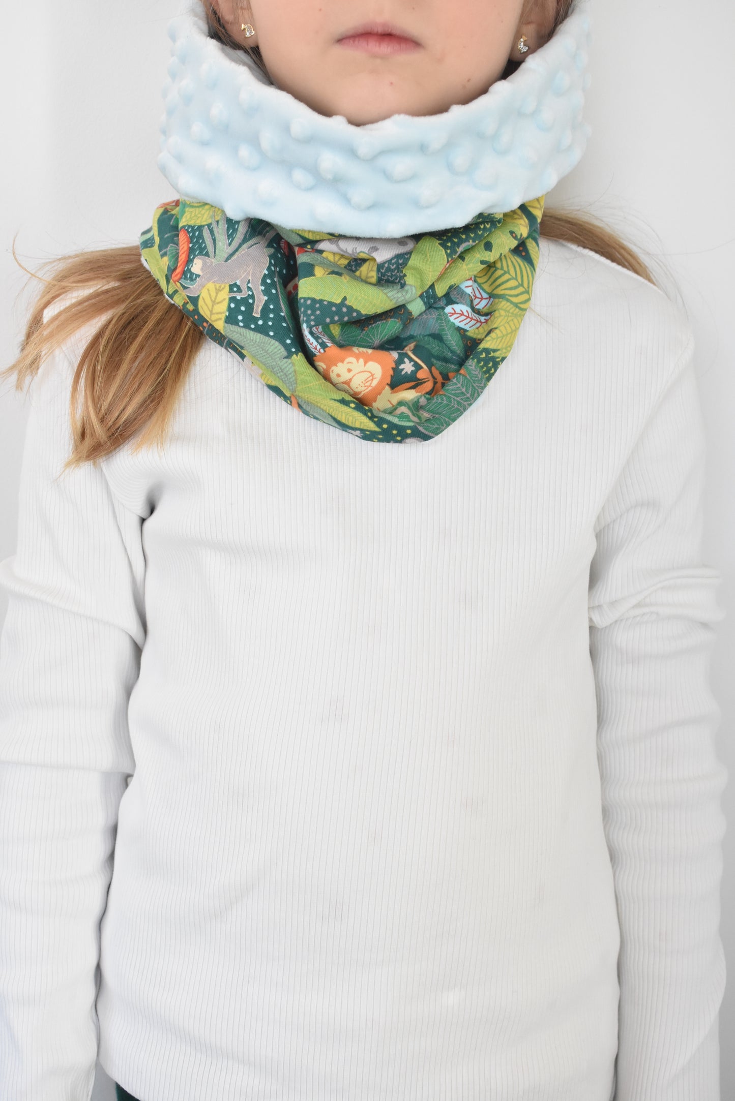 Jungle vert snood