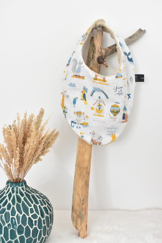 Animaux à la plage bandana