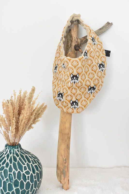 Bulldogs jaune bandana